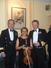 Corporate entertainment: Royal Navy dinner with music