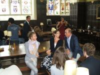 Welcome music in Oriel college, Oxford