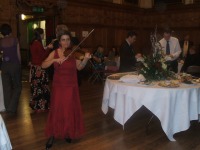 Intrattenimento con musica classica ad un ricevimento nel Municipio di Oxford