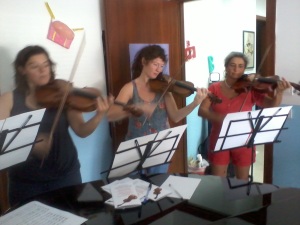 Rehearsal for the concert in San Ferdinando