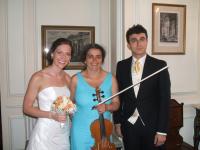 Wedding music at st. John's College in Oxford