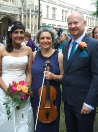 Wedding music with viola, Oxford