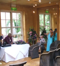 Wedding music in Oxford for a civil ceremony in a licensed restaurant